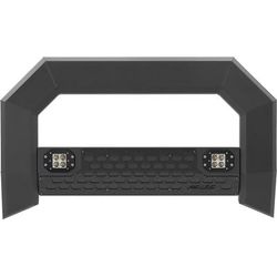 Aries Bull Bar Aluminum Powdercoated Black AdvantEDGE Series, Front, Lifetime limited warranty with 5-year on finish 2165100