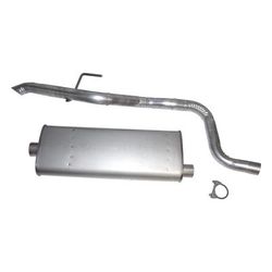 Crown Muffler & Tailpipe Steel Natural, 1 year or 12,000-mile limited warranty 52080441AA