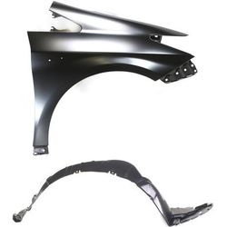 Replacement Fender Steel Primed, Front, Passenger Side, 1-year unlimited-mileage warranty KIT-080317-48
