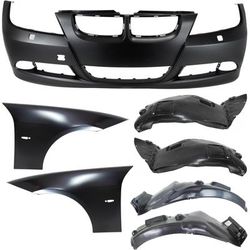 Replacement Bumper Cover Primed, Front, 1-year unlimited-mileage warranty KIT-110817-13