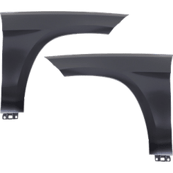 Replacement Fender Aluminum Primed, Front, Driver & Passenger Side, 1-year unlimited-mileage warranty SET-REPM220173Q