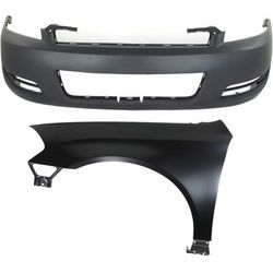 Replacement Fender Steel Primed, Front, Driver Side, 1-year unlimited-mileage warranty KIT-121717-49