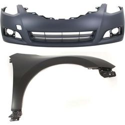 Replacement Fender Steel Primed, Front, Passenger Side, 1-year unlimited-mileage warranty KIT-012118-19
