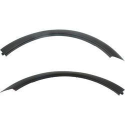 Replacement Fender Trim Plastic Textured Black, Front, Driver & Passenger Side, Rear Section, SET-RP22130003