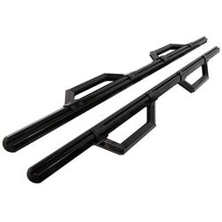 Dee Zee Nerf Bars Aluminum Gloss Black Hex Series, Lifetime limited warranty with 1-year on finish DZ66321B