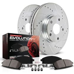 Powerstop Brake Disc & Pad Kit Z23 Evolution Sport Series, Rear, 3-year / 36000-mile limited warranty K4690