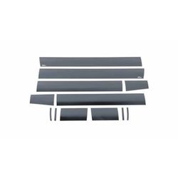 Putco Rocker Panel Trim Stainless Steel Black Platinum, Lifetime limited warranty 9751214BP