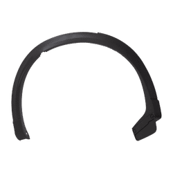 Replacement Fender Trim Plastic Textured Black, Rear, Passenger Side, 1-year unlimited-mileage warranty RM55390003