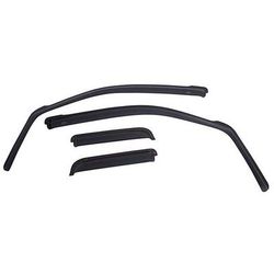 EGR Window Visor Acrylic Matte Black In-Channel Mount Type Series, Front & Rear, Lifetime limited warranty 573555