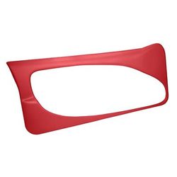 Coverlay Door Panel Insert ABS Plastic Red, Lifetime limited warranty 18-72-RD