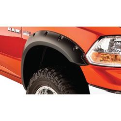 Bushwacker Fender Flares Plastic Black Pocket Style Series, Front & Rear, Driver Passenger Side, Lifetime limited warranty 50915-02