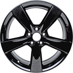 AutoWheels Wheel Aluminum Painted Black, Jante 2-Year Limited Warranty ALY02479U45N