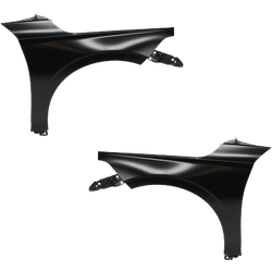 Replacement Fender Steel Primed, Front, Driver & Passenger Side, 1-year unlimited-mileage warranty SET-RH22010035