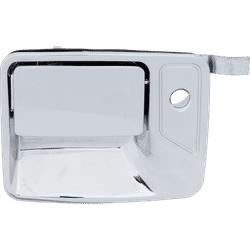 Replacement Exterior Door Handle Chrome, Front, Driver Side, 1-year unlimited-mileage warranty RF46250026