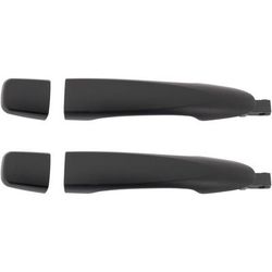 Replacement Exterior Door Handle Textured Black, Rear, Driver & Passenger Side, 1-year unlimited-mileage warranty SET-RN46250027K