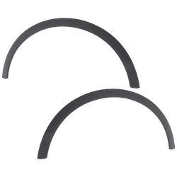 Replacement Fender Trim Plastic Primed, Rear, Driver & Passenger Side, 1-year unlimited-mileage warranty SET-RT55390015