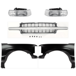 Replacement Fender Steel Primed, Front, Driver & Passenger Side, 1-year unlimited-mileage warranty KIT-022123-03