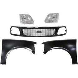 Replacement Fender Steel Primed, Front, Driver & Passenger Side, 1-year unlimited-mileage warranty KIT-022423-849