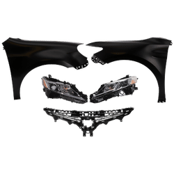 Replacement Fender Steel Primed, Front, Driver & Passenger Side, 1-year unlimited-mileage warranty KIT-031323-136