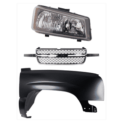 Replacement Fender Steel Primed, Front, Passenger Side, 1-year unlimited-mileage warranty KIT-022123-12501