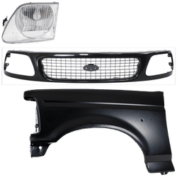 Replacement Fender Steel Primed, Front, Driver Side, 1-year unlimited-mileage warranty KIT-022423-84702