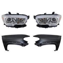 Replacement Fender Steel Primed, Front, Driver & Passenger Side, 1-year unlimited-mileage warranty KIT-031323-32803