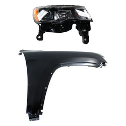 Replacement Fender Steel Primed, Front, Passenger Side, 1-year unlimited-mileage warranty KIT-030823-3604