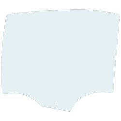 Replacement Door Glass, Rear, Driver Side, 1-year unlimited-mileage warranty RC48130036