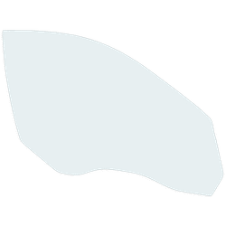 Replacement Door Glass, Front, Passenger Side, 1-year unlimited-mileage warranty RB48010021