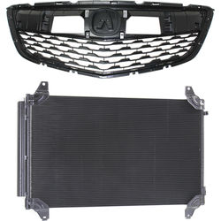 Replacement Grille Assembly Plastic Paintable Grille, 1-year unlimited-mileage warranty KIT-111423-10