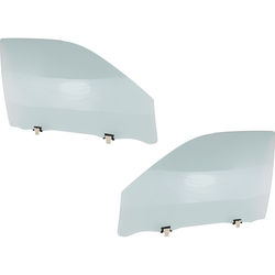 Replacement Door Glass, Front, Driver & Passenger Side, 1-year unlimited-mileage warranty SET-RC48010015