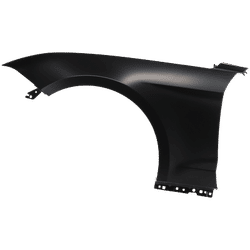 Replacement Fender Aluminum Primed, Front, Driver Side, 1-year unlimited-mileage warranty RF22010046