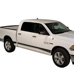 Putco Rocker Panel Trim Stainless Steel Black Platinum, Driver & Passenger Side, Lifetime limited warranty 9751302BP
