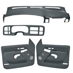Coverlay Interior Restoration Kit ABS Plastic Slate Gray Dash Cap, Instrument Panel Cover, Lifetime limited warranty 18-597C63FHB-SGR