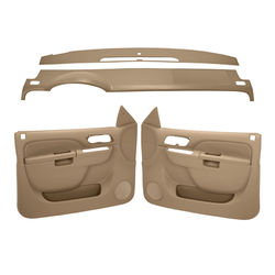 Coverlay Interior Restoration Kit ABS Plastic Neutral Dash Cap, Instrument Panel Cover, Lifetime limited warranty 18-207C74F-NTL