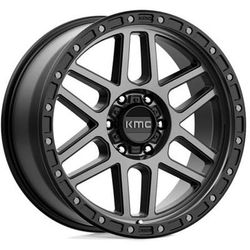 KMC Wheel Aluminum Satin Black, Lifetime limited warranty KM54478568400