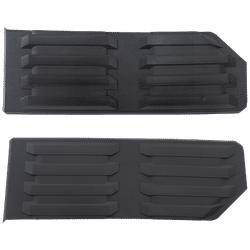 Replacement Bumper Step Pad Textured Black, Driver & Passenger Side, Upper, 1-year unlimited-mileage warranty SET-RT76490007