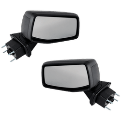 JC Whitney Mirror Textured Black, Driver & Passenger Side, 1-year limited warranty SET-JGM222R