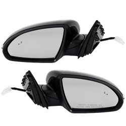 JC Whitney Mirror Paintable, Driver & Passenger Side, 1-year limited warranty SET-JKA100ER-S