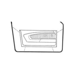 Scott Drake Classic Door Seal Black, 90-day Limited Warranty D1ZZ-6520530-1A