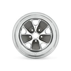 Scott Drake Classic Wheel Steel Silver, 90-day Limited Warranty C5ZZ-1007-CR