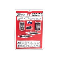 Scott Drake Classic Emblem, 90-day Limited Warranty C5ZZ-65402828GT