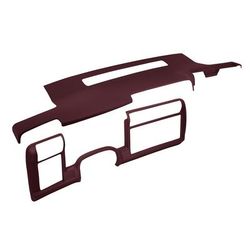 Coverlay Interior Restoration Kit ABS Plastic Maroon Dash Cap, Instrument Cover, Door Panel, Lifetime limited warranty 18-694CF-MR