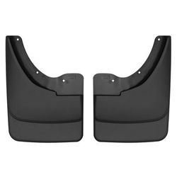 Husky Liners Mud Flaps Plastic Black Custom Fit Series, Front, Driver & Passenger Side, Lifetime limited warranty 56031