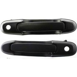 Replacement Exterior Door Handle Smooth Black, Front, Driver & Passenger Side, 1-year unlimited-mileage warranty SET-T462181