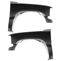 Replacement Fender Steel Primed, Front, Driver & Passenger Side, 1-year unlimited-mileage warranty SET-20101