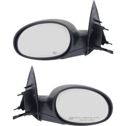 Kool Vue Mirror Textured Black, Driver & Passenger Side, 1-year limited warranty SET-CH22ER