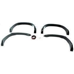 Bushwacker Fender Flares Plastic Black Pocket Style Series, Front & Rear, Driver Passenger Side, Lifetime limited warranty 50907-02