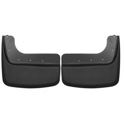 Husky Liners Mud Flaps Plastic Black Custom Fit Series, Rear, Driver & Passenger Side, Lifetime limited warranty 57641