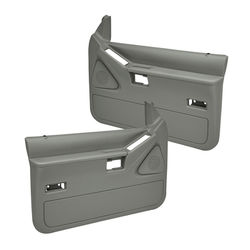Coverlay Door Trim Panel Medium Gray Replacement Series, Front, Driver & Passenger Side, Lifetime limited warranty 12-57F-MGR